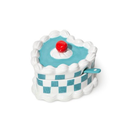 doiy design sweetie sugar bowl heart cake