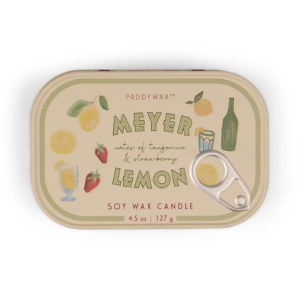 paddywax bistro 127g tin meyer lemon