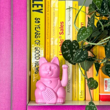 donkey products lucky cat mini hot pink mood 2