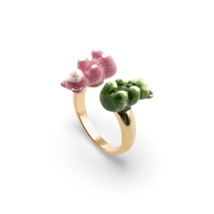 nach bijoux ring face to face bb223 teddy bear