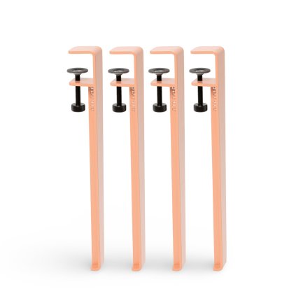 tiptoe noha k stolku lavici ash pink set 4ks