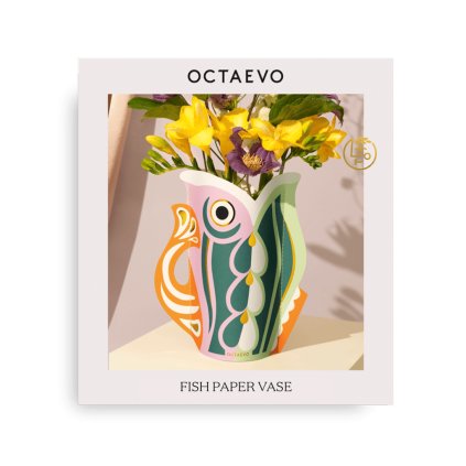 octaevo mini paper vase fish ompvfip 24 pkg