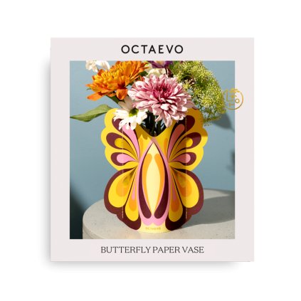 octaevo mini paper vase butterfly ompvbu 24 pkg