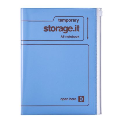 mark s storage it a5 notable notebook blue
