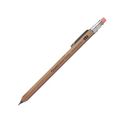 ohto wn02 nt wooden pencil shaped mechanical pencil