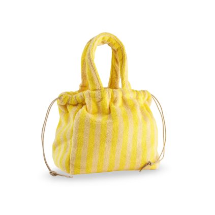 bongusta naram handbag small neon yellow pristine