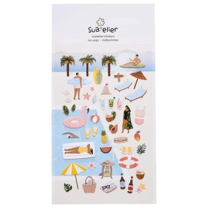 suatelier daily deco stickers samolepky 1097 midsummer