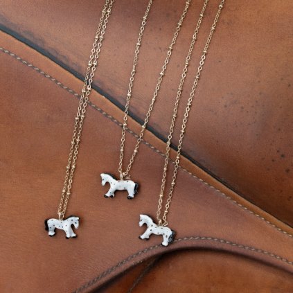 nach bijoux necklace white horse u377 mood 2