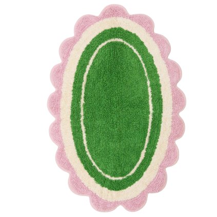 carmen bathmat green pink blue tarta gelatina