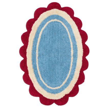 carmen bathmat burgundy light blue tarta gelatina