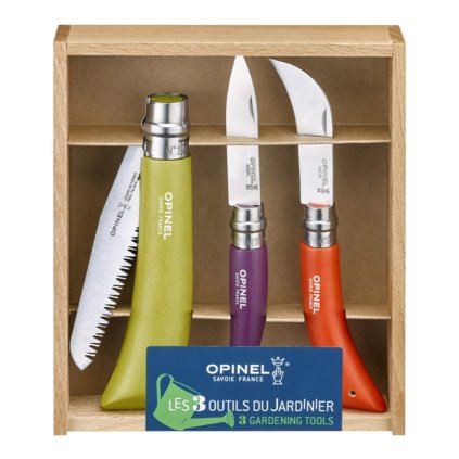 opinel coloured gardener box set