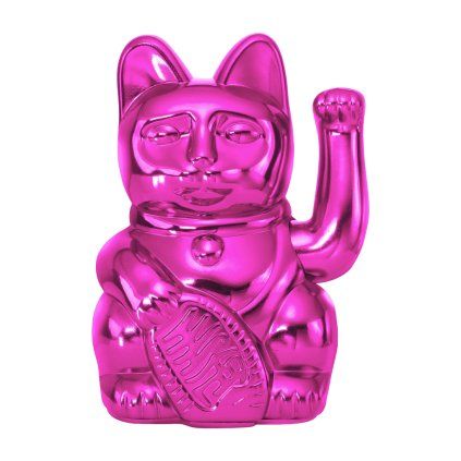 donkey products lucky cat shiny pink