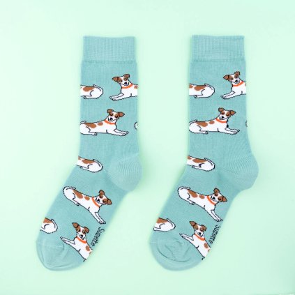 coucou suzette jack russel cotton socks 3
