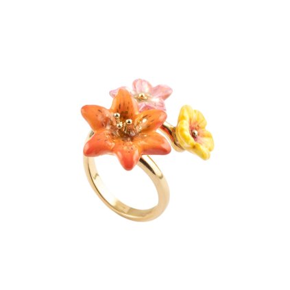nach bijoux bb246 tropical flowers ring