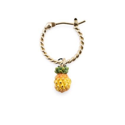 nach bijoux j1033 pineapple mini earring