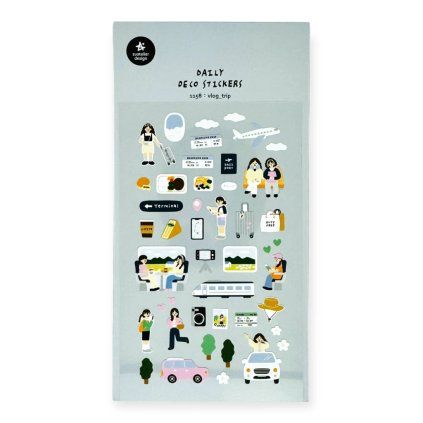 DAILY DECO STICKERS samolepky / Vlog_Trip