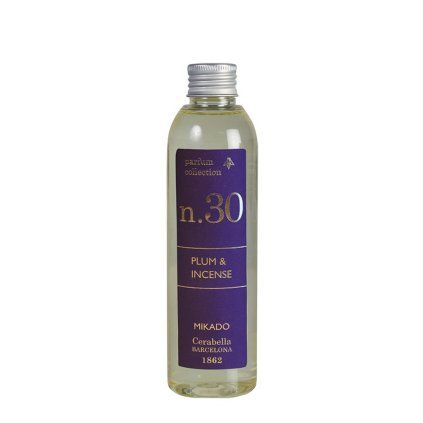 cerabella numbers 30 plum incense diffuser refill 200ml