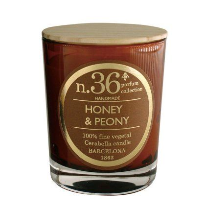 cerabella numbers 36 honey peony scent candle