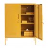 midi mustard mustard made locker open styled