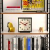 newgate amp mantel clock red hands 13