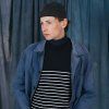 beton cire miki docker beanie black washed denim 1
