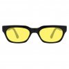 BROR sluneční unisexové brýle / Black-Yellow