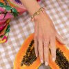 nach pomegranates papayas hematite beads bracelet d294 mood 2