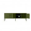 standard olive mustard made locker open