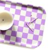 rectangular serving tray 27x20cm checker butter lavender mood 1