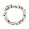 nach bijoux bracelet white leopard chunky d335