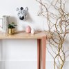 37497 5 ocelova noha ke stolu 75cm ash pink