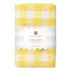 talking tables yellow white gingham fabric tablecloth pkg