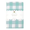 talking tables mint white gingham fabric tablecloth pkg