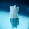 donkey products lucky cat solar light blue mood