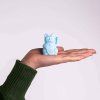 donkey products lucky cat solar light blue mood 3
