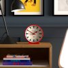 newgate m mantel railway clock in red mman390fer mood 1
