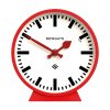 newgate m mantel railway clock in red mman390fer zoom