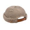 beton cire miki docker beanie brown check