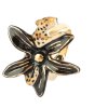 nach bijoux ring erine s flower black and leopard bb241 1