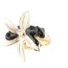 nach bijoux ring erine s flower white and leopard bb243 1