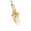 nach bijoux j997 mini corgi dog hoop earring 3