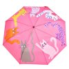 originalduckhead fuchsia arty cats compact duck umbrella 1