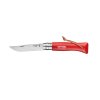 opinel pocket knife n8 bushwhacker red