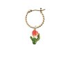 nach bijoux single earring red tulip j1011