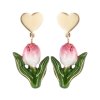 TULIP HEART earrings
