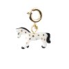 nach bijoux pendant charm white horse ch160