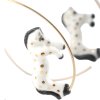 nach bijoux hoop earrings white horse j1088 2