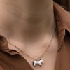 nach bijoux necklace white horse u377 mood 1