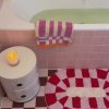 rita bathmat pink red tarta gelatina mood