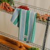 striped tea towel green blue tarta gelatina 01